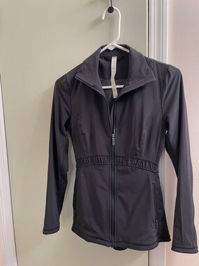lululemon athletica Black Zip-Up Utility Jacket